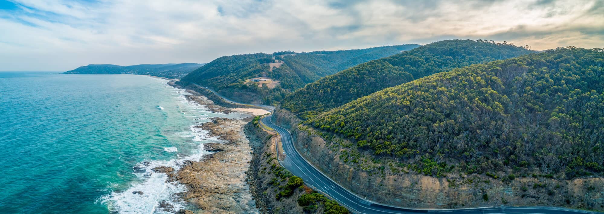 Guide to Touring The Great Ocean Road Header Image - Aerial View of the Great Ocean Road